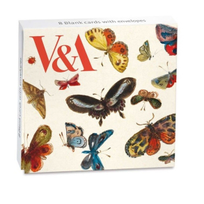 Museums & Galleries dobbeltkort, Sommerfugle, 8 stk.