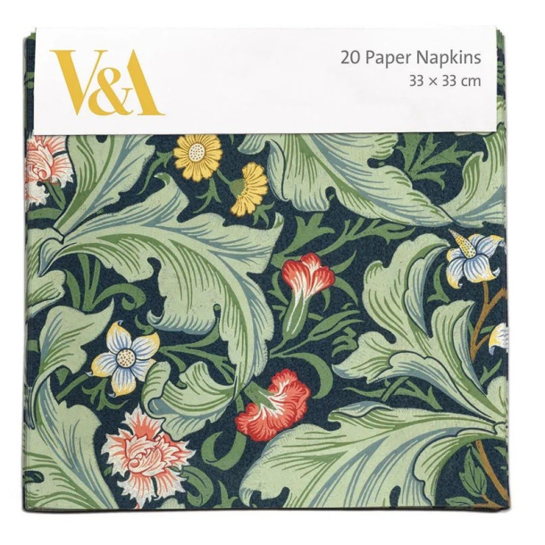 Museums &amp; Galleries, Servietter 33x33cm, 3 lags, Leicester Wallpaper