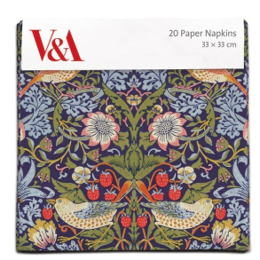 Museums & Galleries, Servietter 33x33cm, 3 lags, Strawberry Theif