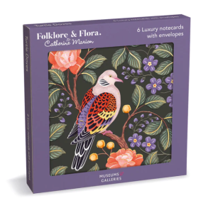 Museums & galleries Turtle Doves kortmappe med 8 dobbeltkort inkl. kuvert