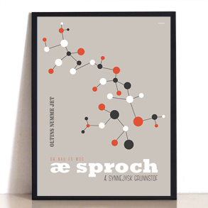 MutMut plakat 30 x 40 cm, gr - Oltins nummer jet