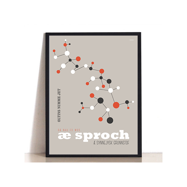 MutMut plakat 30 x 40 cm, gr - Oltins nummer jet