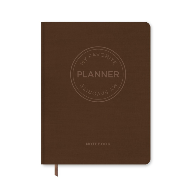 MY FAVORITE PLANNER NOTEBOOK / Dark Brown
