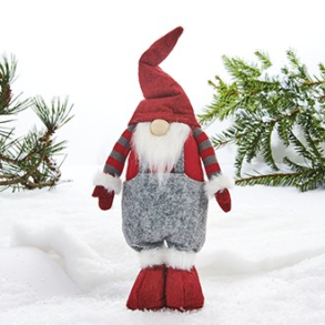 Nissegnom, filt, stltrd i hue, 30 cm