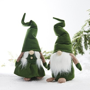 Nissegnom, grnt tj - 46 cm, mand eller kone