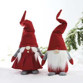 Nissegnom, rdt tj - 46 cm, mand eller kone