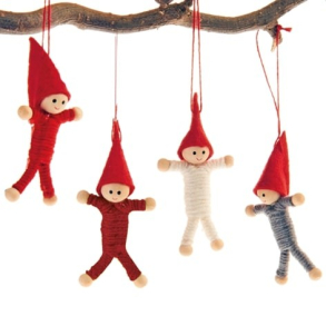 Nisser til ophng, 4 stk. 
