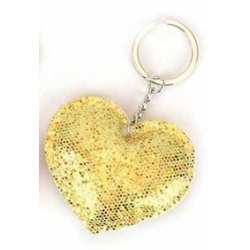 Nglering, Hjerte m. glimmer - guld