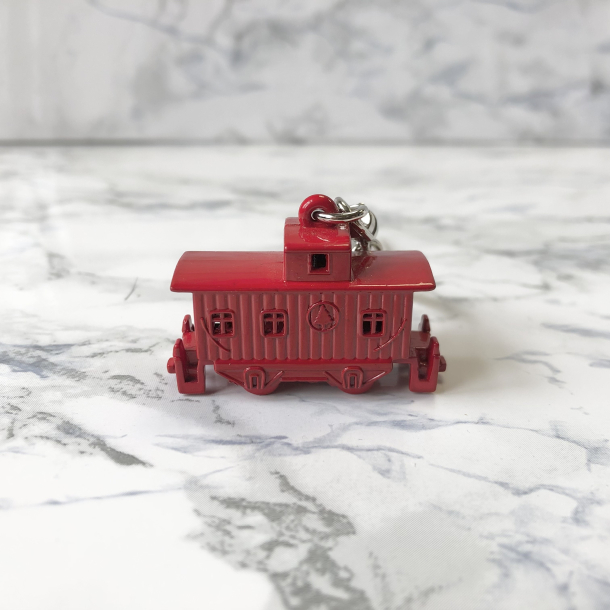 Nglering med rd sporvogn, metal