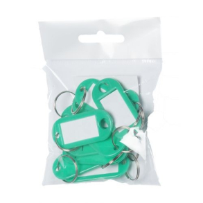 Nglering med skilt, grn