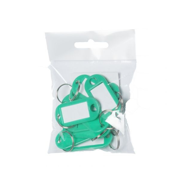 Nglering med skilt, grn