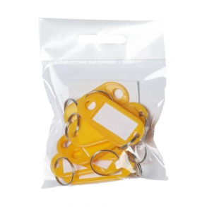 Nglering med skilt, gul