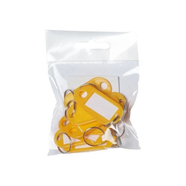 Nglering med skilt, gul