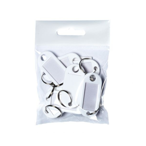 Nglering med skilt, hvid