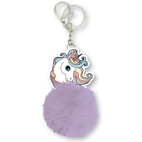 Nglering plys, lilla, enhjrning