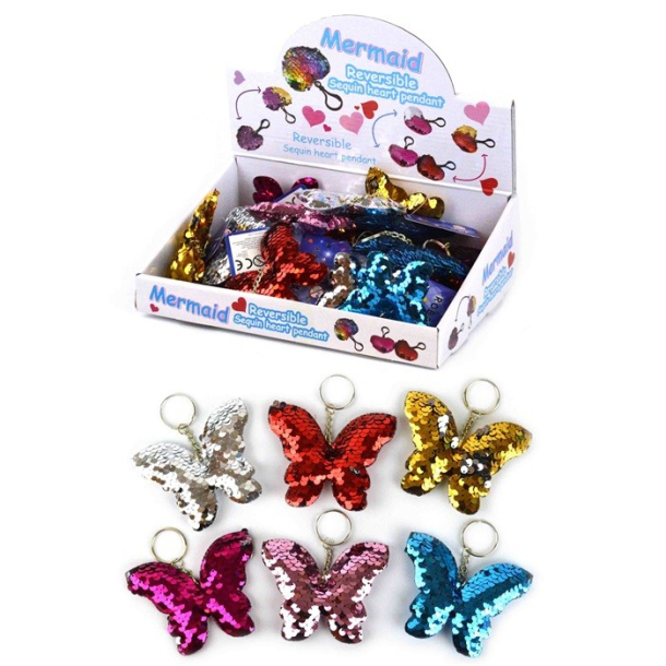 Nglering, Sommerfugl m. vendbare palietter