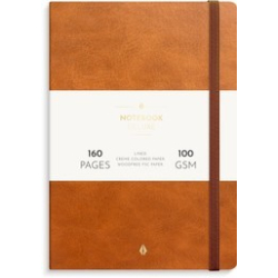 Notebook Deluxe A5, brown
