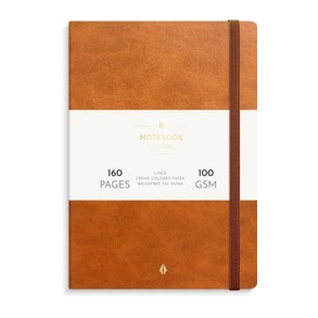 Notebook Deluxe A5, brown