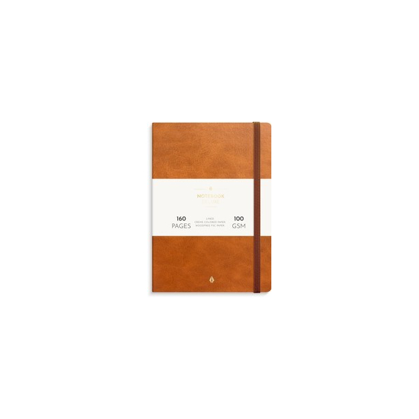 Notebook Deluxe A5, brown