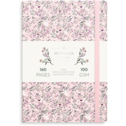 Notebook Deluxe A5, lyserd med twigs/kviste