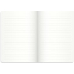 Notebook Deluxe A5, lyserd med twigs/kviste