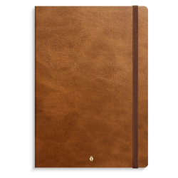 Notebook Deluxe A6, brown