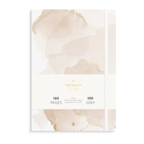 Notebook Deluxe B5, beige marmor