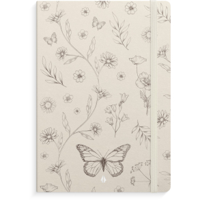 Notesbog Deluxe, A5, Butterfly