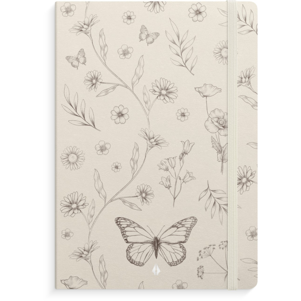 Notesbog Deluxe, A5, Butterfly