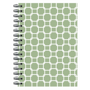 Notesbog, Mayland, grn mnstret