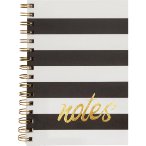 Notesbog, Mayland, sort/hvid notes