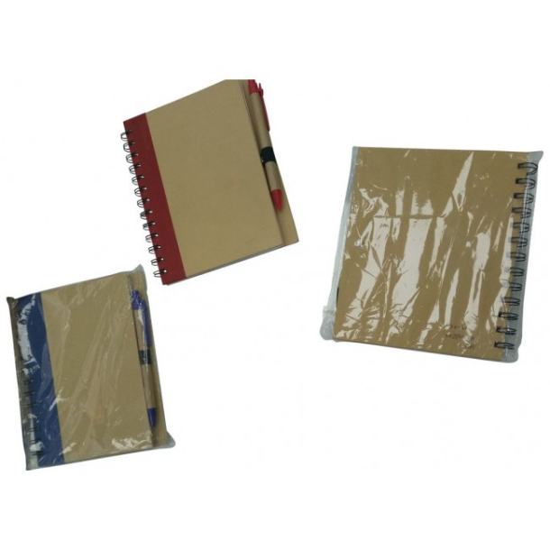 Notesbog med kuglepen