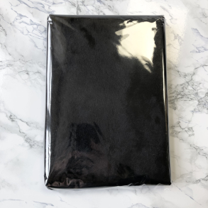 Notesbog med plys, Sort