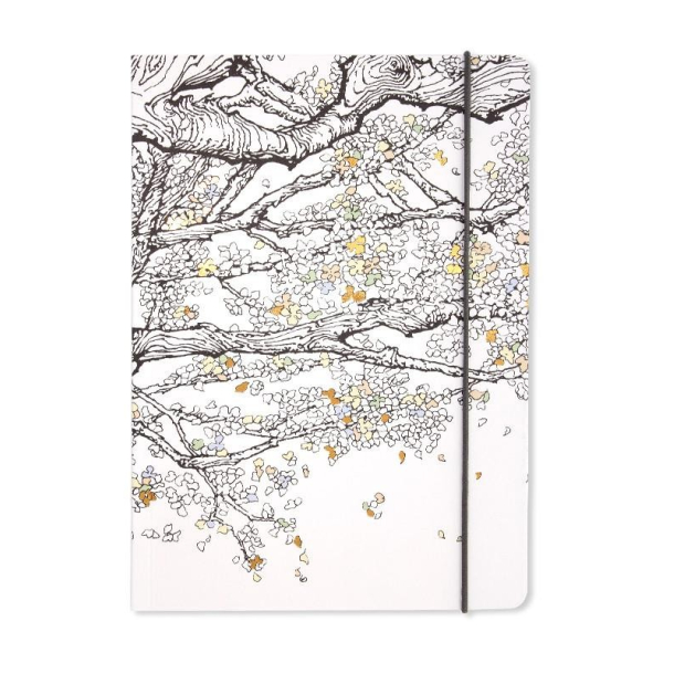 Notesbog, Tr m/blade, A5