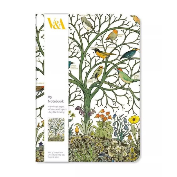 Notesbog, V&A, Birds of Many Climes, A5