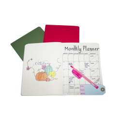 Notesbger til Bullet Journal, 3 stk. 