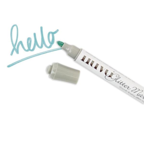 NUVO “GLITTER MARKER – Athenian Blue