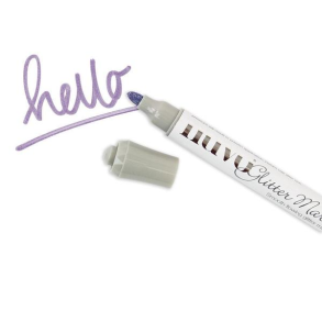 NUVO “GLITTER MARKER – Wild Lavender