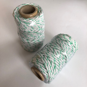 Nylongarn, grn/hvid, 20 meter