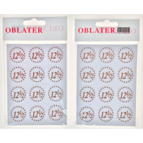 Oblater 12½ Kobber, 24 stk