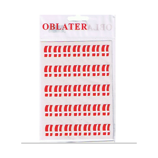 Oblater blgeflag sm, 70 stk.