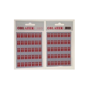 Oblater flag lille 70 stk.