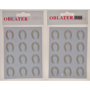 Oblater hestesko guld, 24 stk