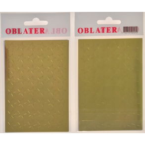 Oblater stjerne guld lille, 96 stk.