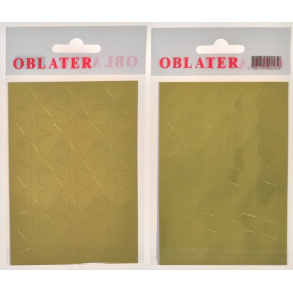 Oblater stjerne guld stor, 36 stk.