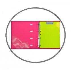 Office Box Clipboard A4, med huller