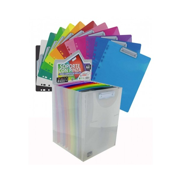 Office Box Clipboard A4, med huller