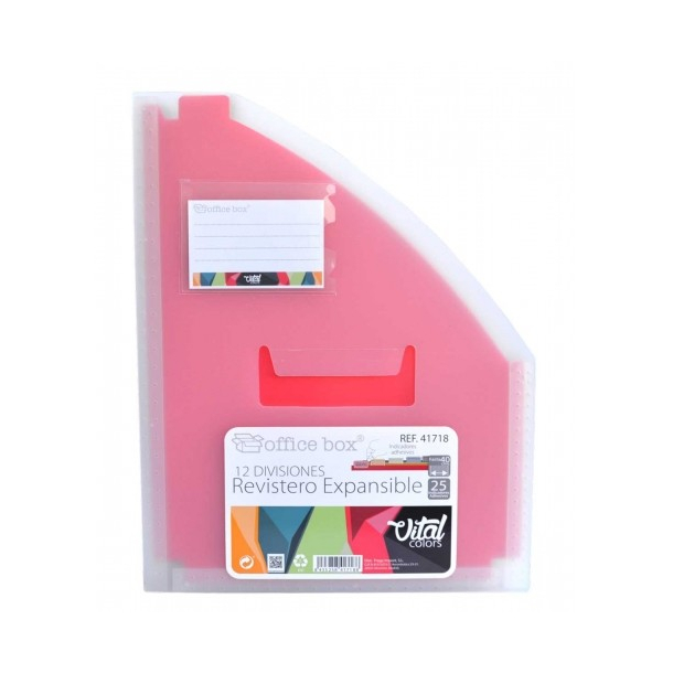 Office Box tidsskriftholder, 12 rum