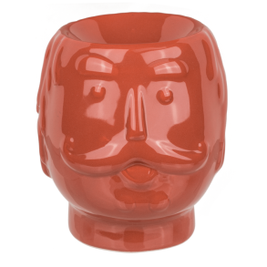 Oliebrnder, ansigt, rd/orange