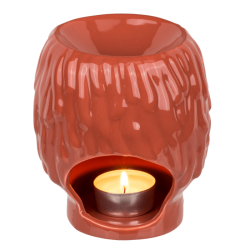 Oliebrnder, ansigt, rd/orange